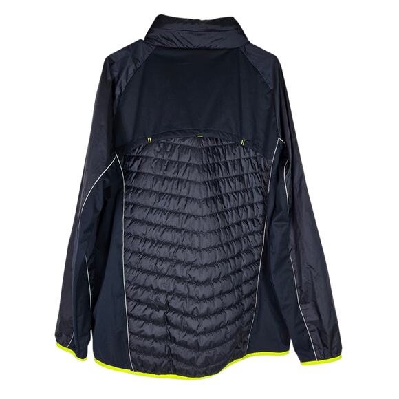 Porsche Drivers Selection Padded Windbreaker Jacket Blue Waterproof Large Mens - Picture 3 of 16